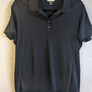 Greg Norman Women's Black Polo Golf Shirt Size XL